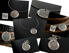 "I am excited to offer such a unique & special keepsake and transforming your prints into a beautiful piece of jewelry just for you that will last a lifetime! Each pendant is made using your original prints. Handcrafted by me in .925 sterling silver. This process is very unique, time intensive & developed by me in my studio. This will be an exact replica of the your print, as I am able to shrink it to fit on the pendant. Deeply acid etched like the one in this listing. You can actually f Nature-inspired Etched Jewelry For Gifts, Nature-inspired Etched Jewelry Gift, Stamped Medallion Jewelry For Keepsake, Etched Medallion Jewelry For Commemoration, Round Etched Jewelry For Memorial, Artistic Stamped Jewelry As Gift, Artistic Stamped Jewelry For Gifts, Artistic Etched Jewelry For Gifts, Silver Hand Stamped Jewelry For Commemoration