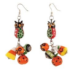 Our Owl Charm Earrings is the prefect touch to your home during the spooky Halloween season. Color: Orange. Baby Organization, Halloween Earrings, Picture Light, Halloween Season, Outdoor Ceiling Lights, Bath Decor, The Holiday Aisle, Spooky Halloween, Charm Earrings