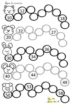 an animal themed number line with numbers to 10 and two in the middle, including one for