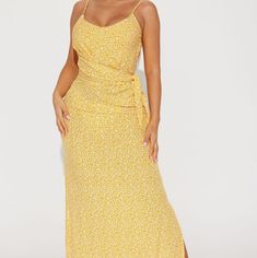 Nwt Marley Floral Mazi Dress Size Small. Yellow And White. Yellow Summer Maxi Dress With Spaghetti Straps, Mustard Floral Print Maxi Dress For Brunch, Yellow Maxi Sundress For Brunch, Yellow Midi Dress With Spaghetti Straps For Spring, Yellow Spaghetti Strap Maxi Dress For Summer, Yellow Midi Dress With Spaghetti Straps For Day Out, Yellow Spaghetti Strap Midi Dress For The Beach, Yellow Spaghetti Strap Midi Dress For Beach, Yellow Spaghetti Strap Midi Dress For Day Out