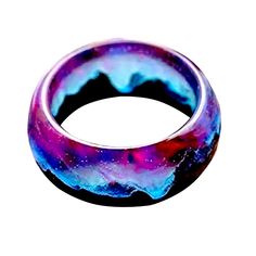 PRICES MAY VARY. ✿【Luminous Glow Ring】The glow ring is made of high-quality material, log, real wildflowers, smooth surface, comfortable to wear. A personalized shape can enhance the wearer's taste and charm, especially attracting the attention of others. ✿【Best Quality】Wood resin rings are made of resin and wood and are lead and nickel-free. Every ring is different and magical. ✿【Unique Design】The luminous ring is fashionable, simple, and unique. Ring cool is all handmade, each peak is unique. Rainbow Rings Engagement, Luminous Ring, Epoxy Ring, Wooden Epoxy, Acrylic Rings, Glow Ring, Alchemy Jewelry, Glowing In The Dark, Galaxy Jewelry