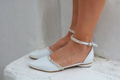 Wedding Flats With Rhinestones And Flat Heel, Wedding Flats With Rhinestones, Flats For Bride, Wedding Flats For Bride, Bridal Romper, Mother Of Bride Outfits, Wedding Pumps, Bride Outfits, Wedding Shoes Flats