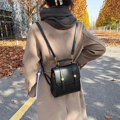 Lkblock Simplicity Brown Backpack Women Preppy Multifunction Messenger Bag Girl Travel Casual Shoulder Bag Aesthetic Handbag Size:20*19*9cm (Length20cm, high19cm, width9cm) Shoulder Bag Aesthetic, Brown Backpack, Women Backpack Travel, Brown Backpacks, Bag Aesthetic, Backpack Brands, Backpack Women, Bags Aesthetic, Small Backpack