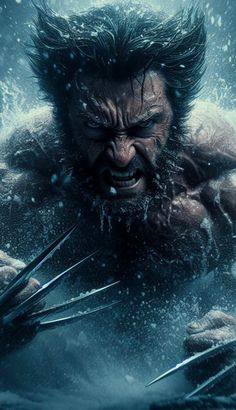 the wolverine character in the movie's poster