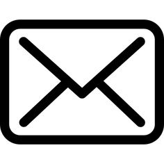 a black and white image of an envelope with two pencils sticking out of it