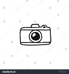 a camera icon in black and white on a white background stock photo edit now for free