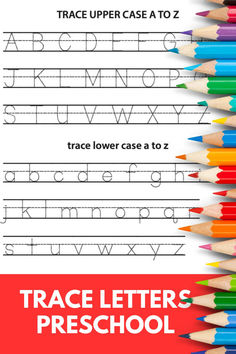 This trace letters preschool printable is the BEST thing ever! It has the full alphabet for preschoolers to trace in upper case alphabet letters and lower case alphabet letters. It also has every single letter on its own page to trace!! Alphabet Sheet, Upper Case Alphabet, Letters Preschool, Trace Letters, Printables Preschool, Free Printable Alphabet Worksheets, Printable Alphabet Worksheets, Alphabet Worksheets Preschool, Alphabet Tracing Worksheets