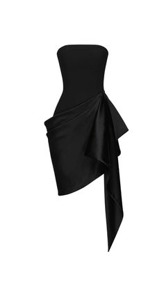 CUSTOMER FAVORITES Dinner Party Dress, Party Dress For Women, Dress Unique, Looks Party, Flirty Dresses, Irregular Hem, Mode Inspo, Strapless Mini Dress, Draped Dress