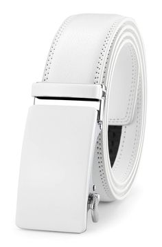 PRICES MAY VARY. NO BELT HOLES - Lingli's concealed ratchet belts use a hidden track with 32 sizing positions, so you can adjust ¼” at a time. Result = 640% more adjustable vs. traditional leather belt.(traditional belt only have 5 sizing holes)--Easy removable buckle allows you to use a simple scissor to cut the ratchet belt to your ideal size to give a primmer and custom-tailored appearance! EASY TO USE - Just slide the dress belt into the sliding buckle and pull the ratchet belt through, the Belts Buckle, Traditional Belt, Nice Belts, Belt Fashion, Branded Belts, Dress Belt, Men's Belt, Genuine Leather Belt, Black Trim