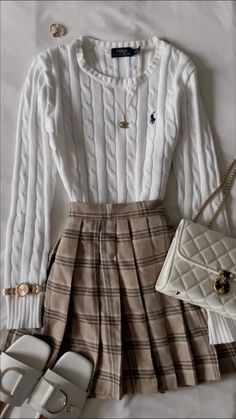 Chique Outfit, Gossip Girl Outfits, Looks Chic, Girly Outfits, Preppy Outfits, Lookbook Outfits, Teen Fashion Outfits