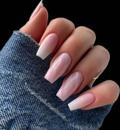 Pretty Elegant Nails, Beautiful Nails Elegant, Summer Nails2023, Rosa Nails, Nails Rosa, Nails Inspiration Pink, Angel Nails, Grunge Nails