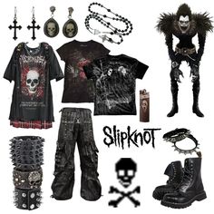 Gothic Punk Outfits, Metal Outfits, Goth Metalhead, Metalhead Fashion, Metal Outfit, Alt Outfits, Funky Outfits, Emo Outfits, Punk Outfits