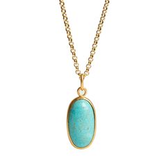 OVAL CABOCHON TURQUOISE PENDANT SET IN 22K GOLD, 18K GOLD CHAIN, 34.38 CARAT • DESIGNED AND HAND FORGED IN NEW YORK • LENGTH: 26 INCHES Please email info@elihalili.com or call the studio at 212-941-7979 for any inquiries. Luxury Unique Turquoise Pendant Necklace, Luxury Cabochon Turquoise Necklace With Oval Pendant, Luxury Silver Turquoise Oval Pendant Necklace, Gold Oval Turquoise Gemstone Necklace, Classic Gold Emerald Necklace With Oval Pendant, Classic Gold Emerald Oval Pendant Necklace, Elegant Gold Turquoise Necklace With Oval Pendant, Elegant Gold Turquoise Gemstone Necklace, Luxury Yellow Gold Turquoise Necklace As Gift