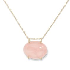 blanca monrós gómez | rose quartz claudel necklace Stone Pendants, Pink Rose