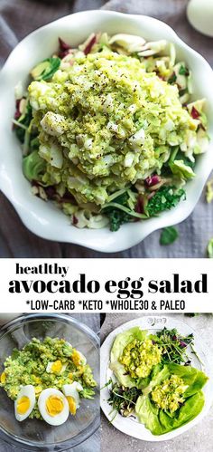 Whether you stuff it into a sandwich or devour it with a spoon, this creamy Egg Salad is sure to hit the spot. It's made in just 15 minutes! Eggsalad Avocado, Leftover Hard Boiled Eggs, Recipes With Cool Whip, Meal Prep Sunday, Healthy Egg Salad, Healthy Avocado, Noodle Salad Recipes, Caesar Salad Recipe, Avocado Egg Salad