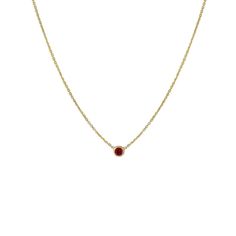 WONDERFUL PIECE OF JEWELRY, TousiAttar Red Ruby necklace is the Perfect Accent to any outfit. Dress it up or wear it with your favorite pair of jeans.it is surprisingly light weight. Made of with pure handmade bezel set gold and Red Ruby. Metal stamp﻿: 14k or 18k Metal﻿: Yellow-White-Rose Gold Material: Gold, Red Ruby Gem Type: Ruby Setting: Bezel Chain: Rolo Clasp: Spring-Ring Stone Weight﻿: 0.20 carats Stone shape﻿: Round Shape Minimum color﻿: Red Cut﻿: Ideal-Cut Stone Weight﻿: 0.20 carats Sto Ruby Gold Necklace, Red Ruby Necklace, Solitaire Necklace, Gold And Red, Ruby Necklace, Solitaire Necklaces, Natural Stone Jewelry, Outfit Dress, Ring Stone