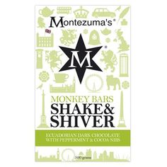 montezuma's monkey bars shake and shiver chocolate bar