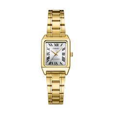 Small Casio Watch, Square Face Gold Watch, Women’s Rectangle Watch, Casio Watch Gold Women, Casio Stainless Steel Watch, Casio Classic Watch Women, Gold Square Watches Women, Small Golden Watch Women, Small Womens Watch