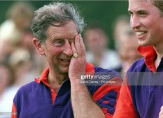 the prince and princess of wales look on as they stand next to each other in front of an audience