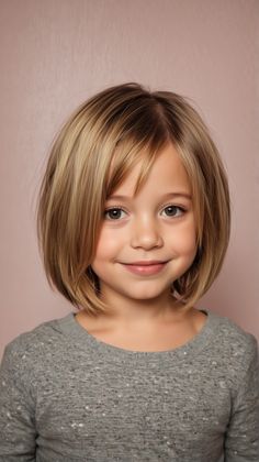 Looking for easy and cute hairstyles for your little girl? Check out these 25 adorable hairstyles! Perfect for busy mornings, these styles are quick and simple to do. From braids to ponytails, find the perfect look for your little one today. Children's Haircuts Girl, Toddler Fringe Haircut, Kids Haircuts With Bangs, Pixie Haircut Girls Little Kids Short, Haircut For Toddler Girl, Girl Haircuts Kids, Kids Haircuts For Girls Short, Kids Long Bob Haircut