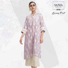 Simplicity and sophistication at its finest. Shop now: www.saniamaskatiya.com/embroidered-cotton-net-shirt-3 For queries and orders kindly inbox us or call/WhatsApp us at +92-321-1333355 Net Shirt, Heavy Embroidery, Kurta Designs, Pakistani Fashion