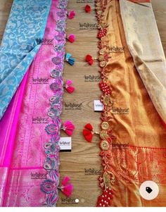 Saree Maggam Kuchulu, Maggam Work On Saree Pallu, Pallu Maggam Work Designs, Aari Work On Saree Pallu, Maggam Work Saree Kuchu Designs, Pallu Work Designs, Saree Pallu Work Design, Saree Pallu Embroidery Design, Saree Gonde New Design