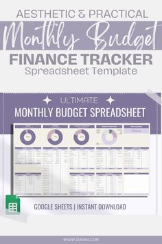 Take control of your finances with the Monthly Budget Spreadsheet Template by SheetsbyBrendan. This lavender-themed Google Sheets bundle offers comprehensive financial management. Monitor income, expenses, bills, debt, subscriptions, savings, investments, and net worth. Features include Monthly and Annual Budget Spreadsheets, Savings Tracker, Investments Tracker, Debt Tracker, Bill Calendar, Net Worth Tracker, Transactions Log, and more. Budget Vs Actual Dashboard, Tracker Aesthetic, Budget Planner Worksheet, Expense Tracker Excel, Budget Spreadsheets, Subscription Tracker, Bill Calendar