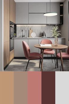 an image of a dining room color scheme