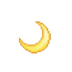 an image of a pixelated moon on a white background