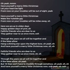 the poem is written in front of an image of a church with a cross on it