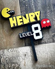 there is a sign that says henry level 8