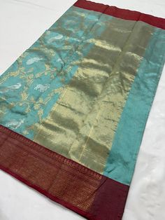 Red Semi-stitched Raw Silk Saree, Handloom Multicolor Pre-draped Tussar Silk Saree, Festival Handloom Pre-draped Katan Silk Saree, Luxury Multicolor Pre-draped Tussar Silk Saree, Festival Handloom Tussar Silk Pre-draped Saree, Chanderi Silk Saree, Soft Silk Sarees, Indian Sarees, Saree Wedding