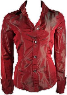 Iridescent Fabric, Romeo Gigli, In Italy, Top Blouse, Italy, For Sale, Red, Fabric, Clothes