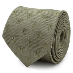 Everyone will want to get their hands on this silk tie featuring the coveted bounty known as the Child. The understated allover pattern makes an epic style statement. Sage Green Tie, Star Wars Tie, Designer Cufflinks, Tie Crafts, Star Wars Men, Star Wars Logo, Star Wars The Mandalorian, Green Tie, Bare Necessities