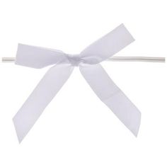 Top off treats with a beautiful bow! White Satin Bow Twist Ties feature shiny bows that will look great coordinated with any color scheme or design. These cute white bows are complete with a wire twist tie for you to secure gift bags, and they will add a simply sweet touch to party favors, gifts, or take-home edibles at a party or celebration. Dimensions: 	 Length: 2 1/2" 	 Width: 4" Package contains 25 bows. Top off treats with a beautiful bow! Satin Bow Twist Ties feature shiny bows that will At A Party, White Bow, Satin Bow, Cute Bows, White Satin, Hobby Lobby, Gift Bags, Color Scheme, Party Favors