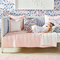 Blush Scallop Quilt | Caitlin Wilson Scallop Quilt, Scalloped Quilt, Caitlin Wilson, My Dream Home, Kids Bedroom, A Girl, Stitching, Blush, Bedroom