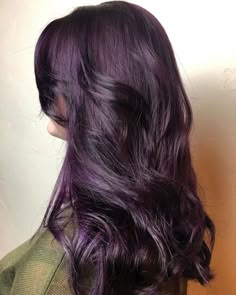 Plum Hair Color Ideas, Dark Plum Hair, Plum Hair Color, Hair Color Plum, Hair Color Shampoo