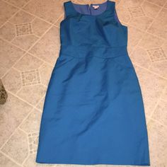 Nwot. Unworn Pretty Blue Size 2. Gorgeous!! Blue Fitted Career Dress, Blue Sheath Dress For Career, Blue Sheath Dress For Work, Spring Career Dress In Blue, Blue Spring Career Dress, Blue Career Dresses For Spring, Coral Pink Dress, Lattice Dress, Purple Cocktail Dress