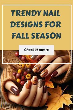 Trendy Nail Designs, Easter Nail Designs, Stunning Nail Designs, Daisy Nails, Autumn Inspired, Trendy Nail, Elegant Fall, Winter Nail Designs, Trendy Nail Design