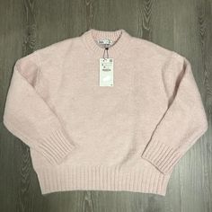 Nwt Zara Baby Light Pink Fluffy Sweater Super Cute Brand New Zara Light Pink Fuzzy Fluffy Sweater! Super Cute And Warm, Bought At Full Price And Never Wore Measurements Can Be Provided Upon Request Comes From Smoke Free Home. Any Questions? Feel Free To Ask Down Below. Offers Are Welcomed! Zara Cozy Soft Knit Outerwear, Cozy Winter Tops From Zara, Cozy Pink Winter Tops, Zara Soft Knit Winter Sweater, Zara Cozy Soft Knit Sweater, Zara Pink Winter Sweater, Zara Pink Top For Winter, Zara Pink Crew Neck Sweater, Zara Pink Casual Sweater