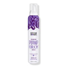 Plump For Joy Volumizing Mousse - Not Your Mother's | Ulta Beauty Mouse For Hair, Curly Hair Mousse Products, Kendall's Outfits, Hair Volumizer, Not Your Mothers, Curly Hair Mousse, Curl Mousse, Volumizing Mousse, Styling Mousse