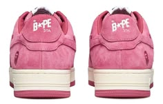 A BATHING APE Bape Sta 1H70-191-004-PINK (SNKR) Bape Sta, Ape Bape, Pretty Shoes Sneakers, Girls Hairstyles Braids, Pink Sneakers, Bathing Ape, Mood Board Fashion, A Bathing Ape, Pink Shoes