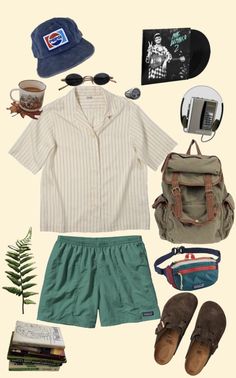 Granola style @patagonia #fashion #outfits #outfitideas #macdemarco #granola Men’s Summer Outfits Granola, Masc Hiking Outfit, Indie Outfits Men Summer, Men Summer Outfit Aesthetic Vintage, Mens Granola Style, Granola Outfits Men, Granola Men Style, Granola Men, Granola Guy Aesthetic