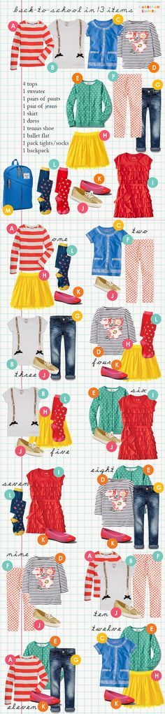 back to school list if money was no object Clothes And Shoes, Kids Wardrobe, School Fashion, School Outfit, Childrens Fashion, Choose Colors, Kids Wear, Her Style, Teen Fashion