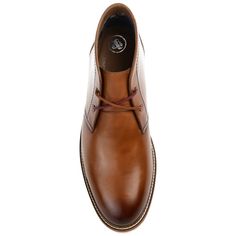 The Keegan wide-width boot by Thomas & Vine is comfortable enough to wear to work and drinks after. This stylish round-toe chukka boot features a two-eye lace-up closure with a second pair of interchangeable laces and your choice of genuine leather or suede uppers. A lightweight EVA outsole provides flexibility and an 8 mm Tru Comfort Foam� insole offers all-day support. Thomas Vines, Lace Dress Casual, Wide Width Boots, Closed Toe Shoes, Chukka Boot, Round Toe Heels, Mens Leather, Lace Up Ankle Boots, Casual Lace