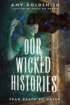 the cover of our wicked stories, featuring a woman looking at herself in a mirror