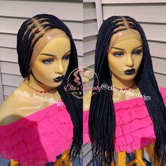 Full Lace Wig Color #1 24inches Knotless Braided Wig, Distressed Locs, Box Braids Wig, Soft Locs, Box Braid Wig, Braided Wig, Wig Lace, Braids Wig, Faux Locs