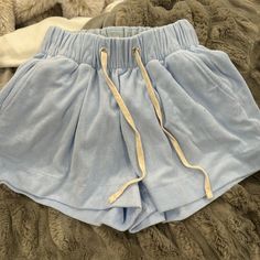 These Shorts Are So Cute For Any Occasion And Are Super Cute And Never Worn No Longer Sold In This Color Blue Shorts, So Cute, Color Blue, Super Cute, Womens Shorts, Outfit Inspo, Women Shopping, Blue, Color