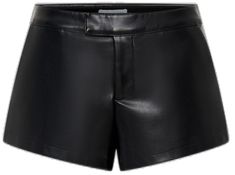 Sleek Shorts For Night Out, Fitted Leather Shorts For Party, Leather Look Shorts, Crocs Boots, Travel Belt, Look Short, Micro Mini, Turtle Neck Top, Travel Wallets