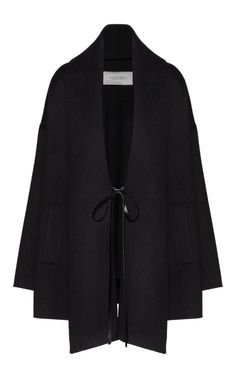 ValentinoWool-Cashmere Cape Coat - Runway Catalog Luxury Cape For Fall, Cashmere Cape For Winter, Elegant Winter Layering Cape, Elegant Winter Cape For Layering, Luxury Outerwear For Winter Layering, Luxury Fall Daywear Outerwear, Valentino Cape, Mantel Cape, Chevron Outfit